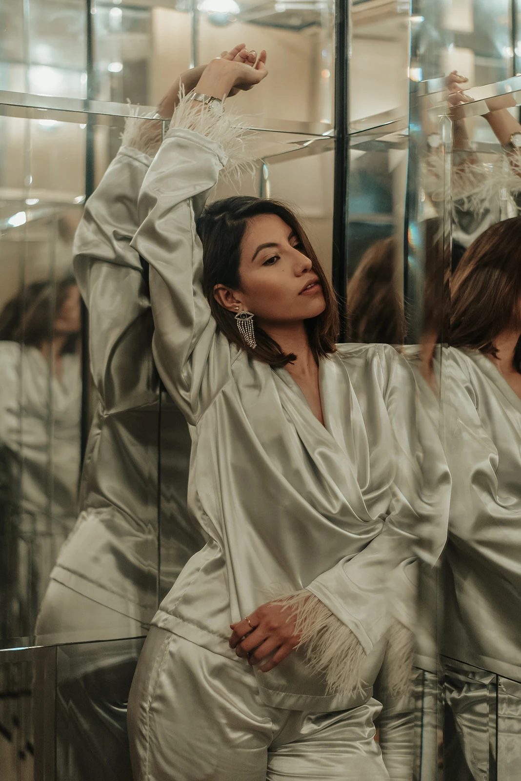 Millen Guerrero photographed for an editorial fashion series